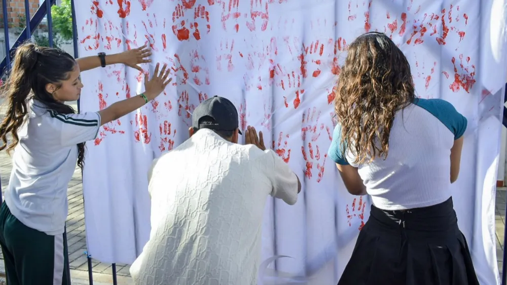 El día de las Manos Rojas se celebra cada 12 de febrero. Foto: Said Armenta.