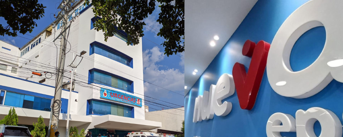 Clínica OHI, en Valledupar, donde permanece intubada la bebé de 50 días mientras su madre denuncia que Nueva EPS no ha autorizado a tiempo la remisión a un centro de mayor complejidad.