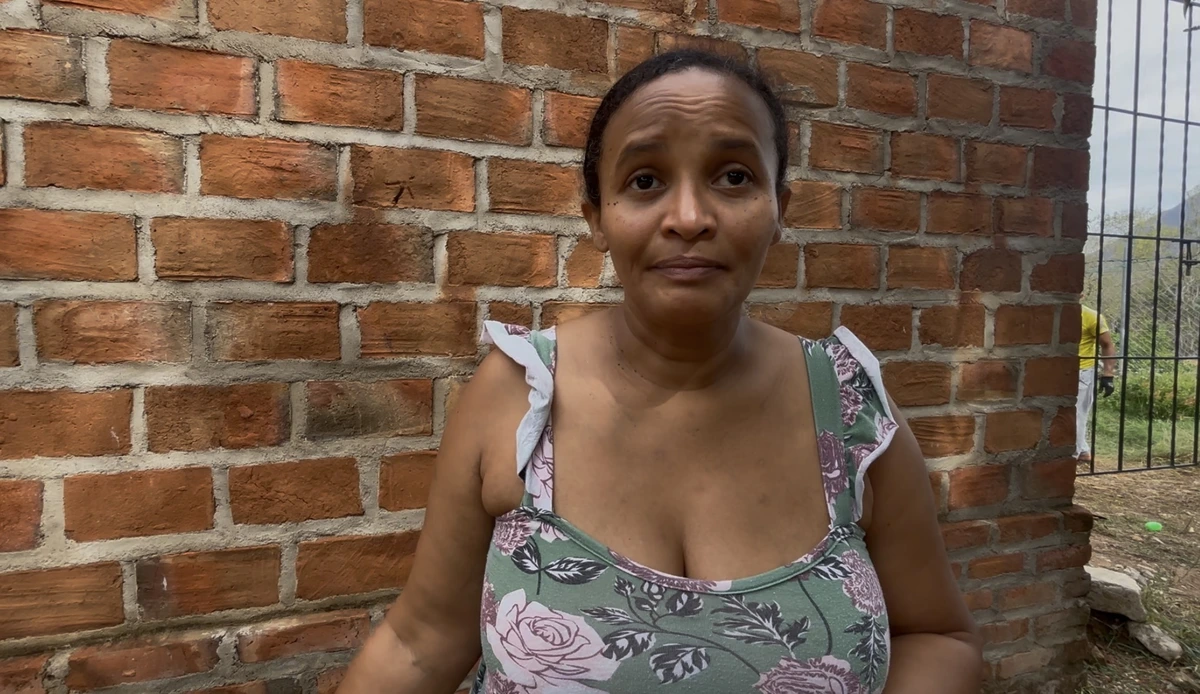 Luisa Noros, madre de familia de un estudiante de la Institución Educativa de Patillal. Foto: EL PILÓN.