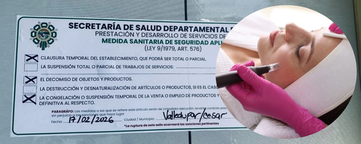 El centro de estética estará cerrado temporalmente.