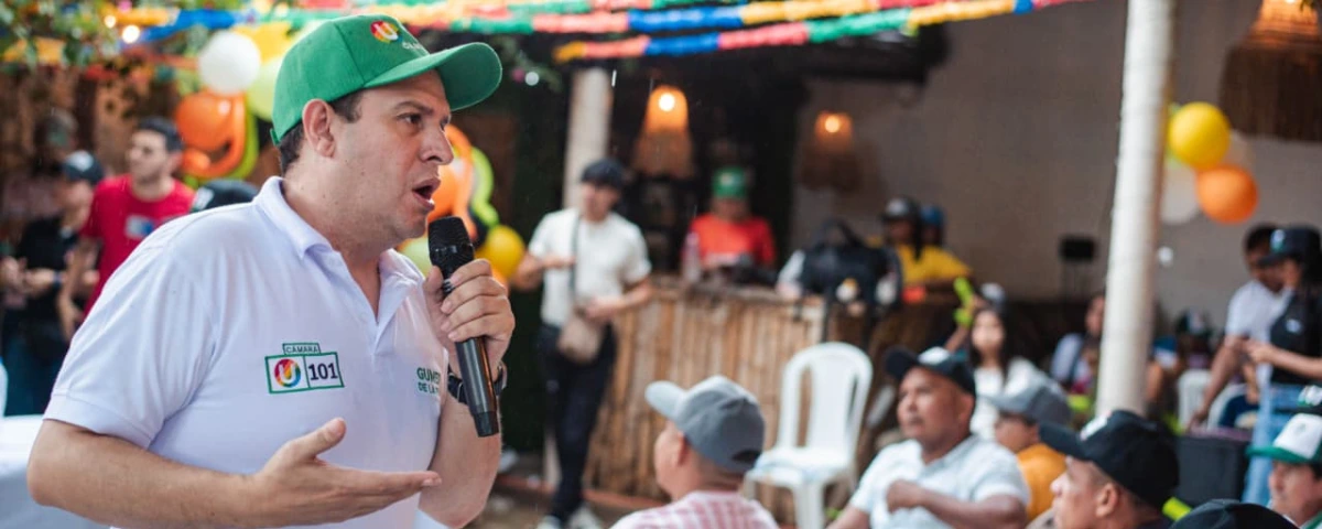 Gumer De La Peña, candidato a la Cámara de Representantes.