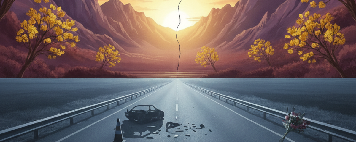 La belleza de los amaneceres vallenatos contrasta hoy con la cruda realidad de la imprudencia vial.