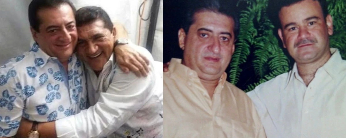 Ambos artistas compartieron fotos con Jorge Oñate.