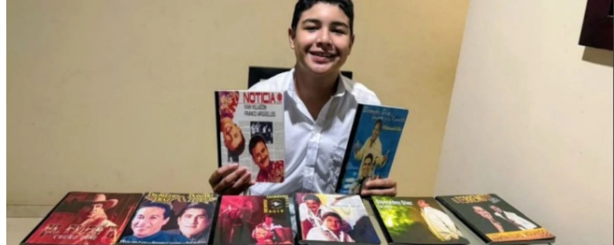 El escolar Santiago Herrera es el actual rey Juvenil del Festival Cuna de Acordeones 2025.