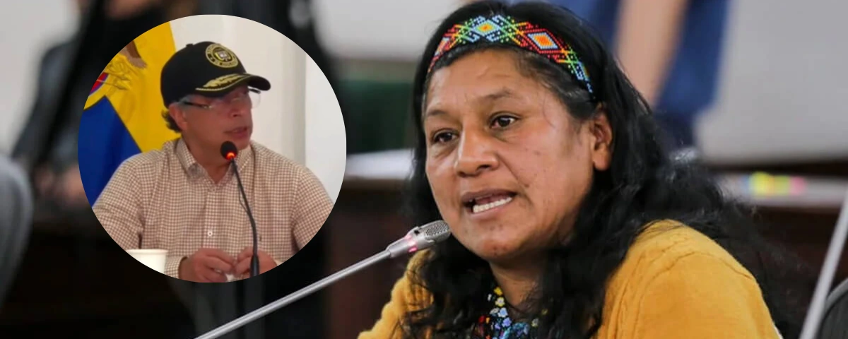 La senadora Aida Quilcué fue secuestrada con su equipo de seguridad.