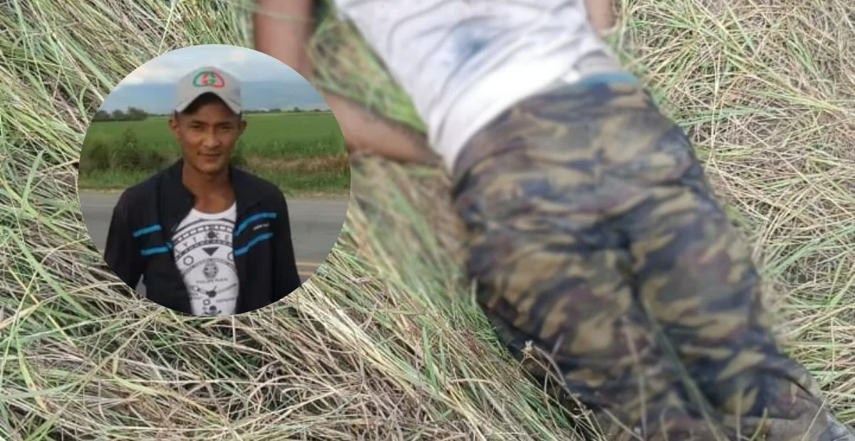 Con arma de fuego fue asesinado Ader José Mendoza Gil, de 32 años, en zona rural de Valledupar. Foto: cortesía.