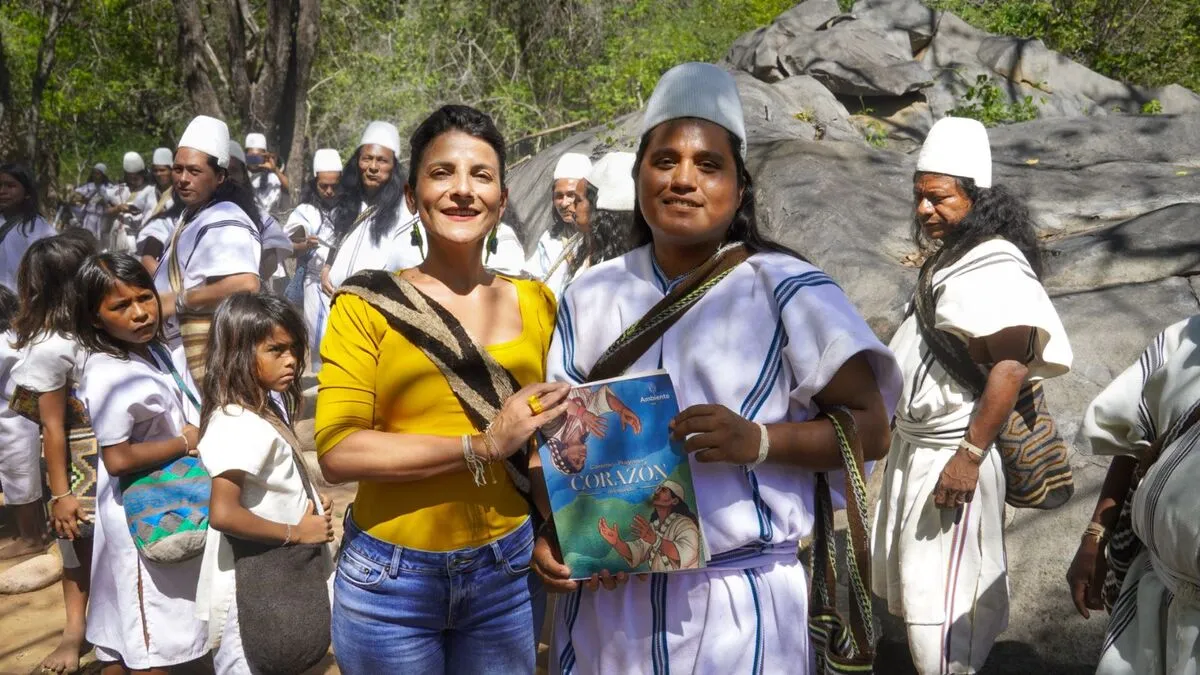 Espacio sagrado Seykukwi, testigo del convenio que reconoce a los Arhuaco como guardianes ambientales frente a amenazas. Foto: CIT.