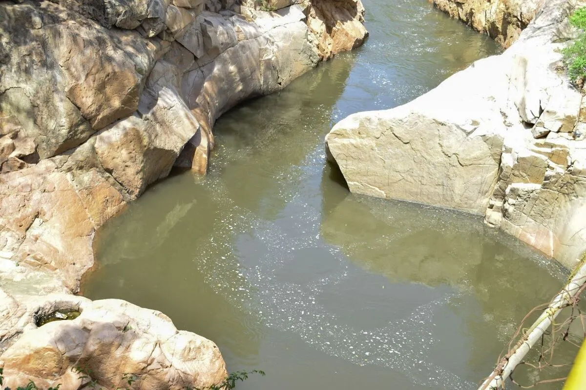 Kashikiwa, mejor conocido por los vallenatos como el sector de Pozo Hurtado, en el río Guatapurí. Foto: Said Armenta.