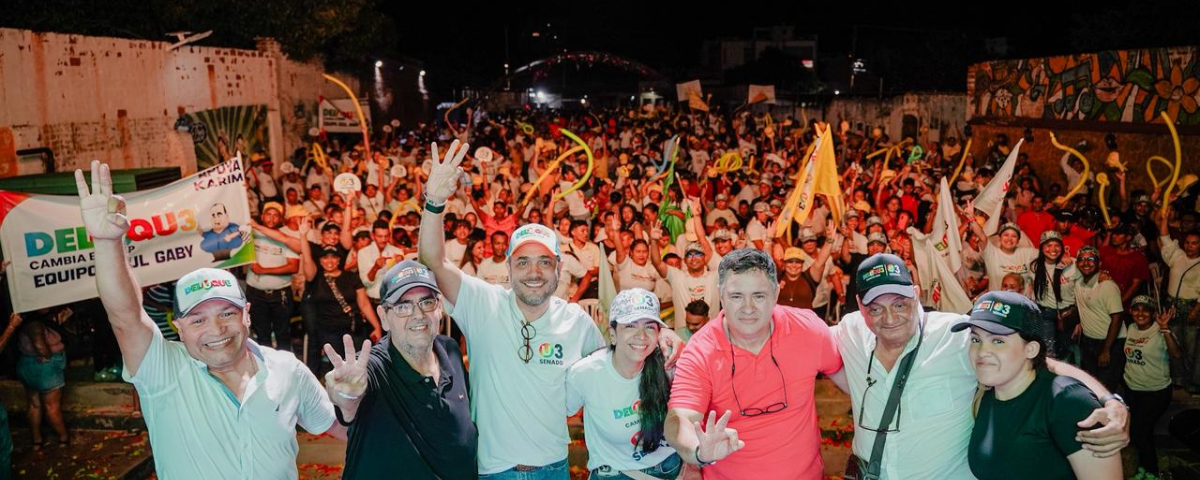 Alfredo Deluque. candidato al Senado de la República.