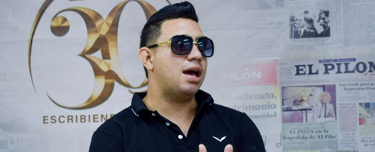 Cantante vallenato emergente Harold Beltrán.
