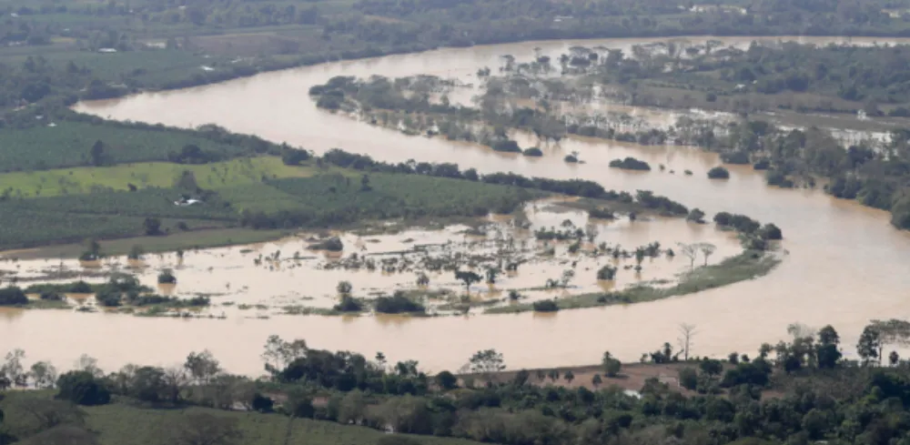 Imágenes aéreas del desborde del río Sinú