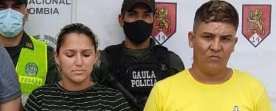 Alias 'La Diabla' acompañada de Emel Enrique Yaruro Ramírez, quien recibió atentado.