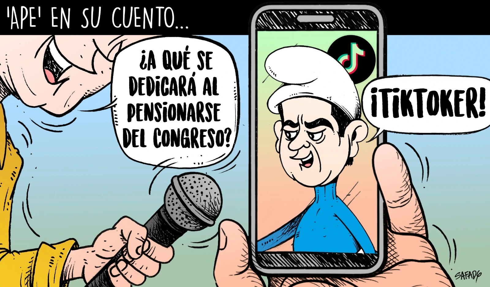 ‘Ape’ en su cuento