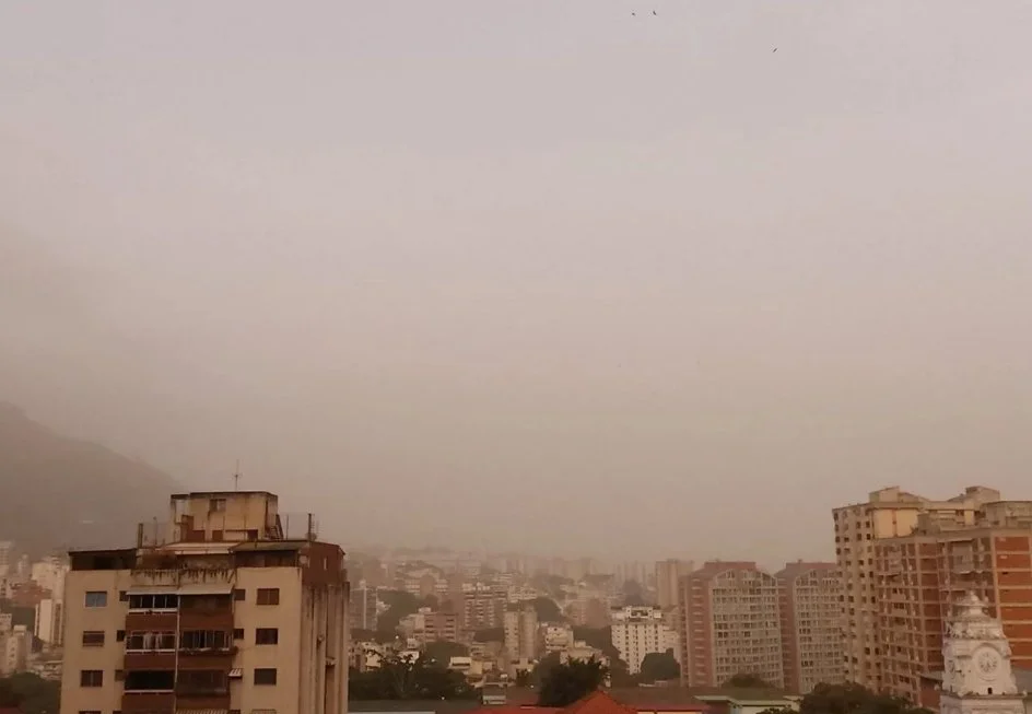 Polvos del Sahara en Venezuela. Foto: NoticieroPromarTv