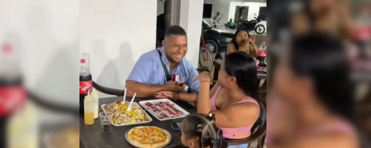 La original pedida de matrimonio con salchipapa que se volvió viral en La Guajira.