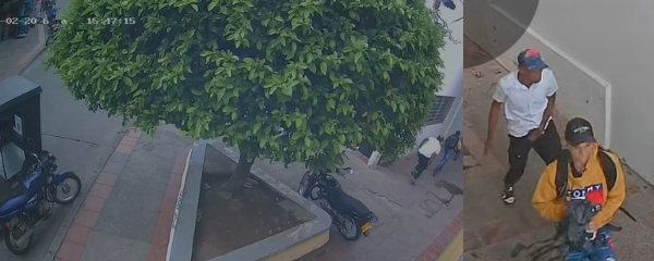 Las grabaciones ya se encuentran en poder de las autoridades competentes, que adelantan las investigaciones para identificar y ubicar a los responsables del hecho.