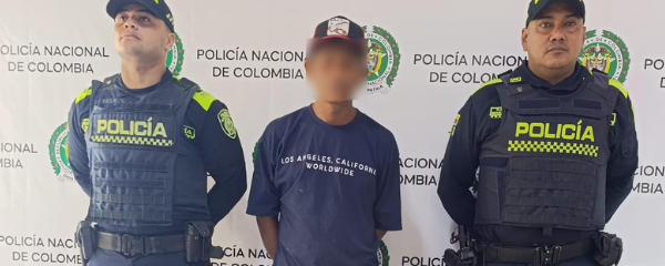 Tras el procedimiento, el capturado fue puesto a disposición de la autoridad competente para que se adelante el proceso judicial correspondiente y se defina su situación legal.