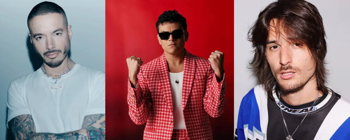 J Balvin, Silvestre Dangond y Danny Ocean.