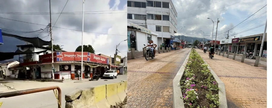 web-Alcaldía de Codazzi transformó la calle principal del municipio.