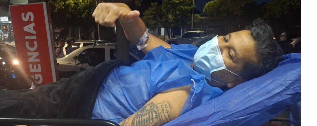 web-Diomedes Dionisio permanece en una clínica de Valledupar.