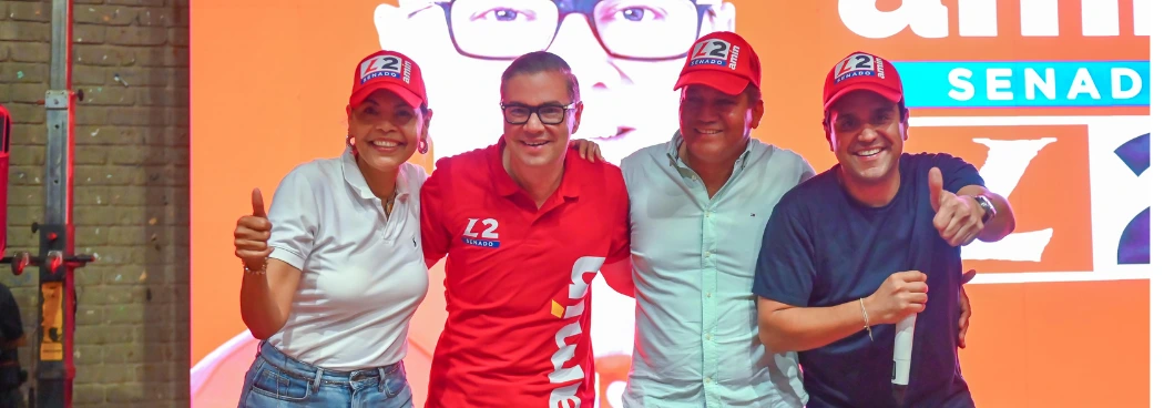 web-El Chichismo se unió al candidato al Senado Fabio Amín.