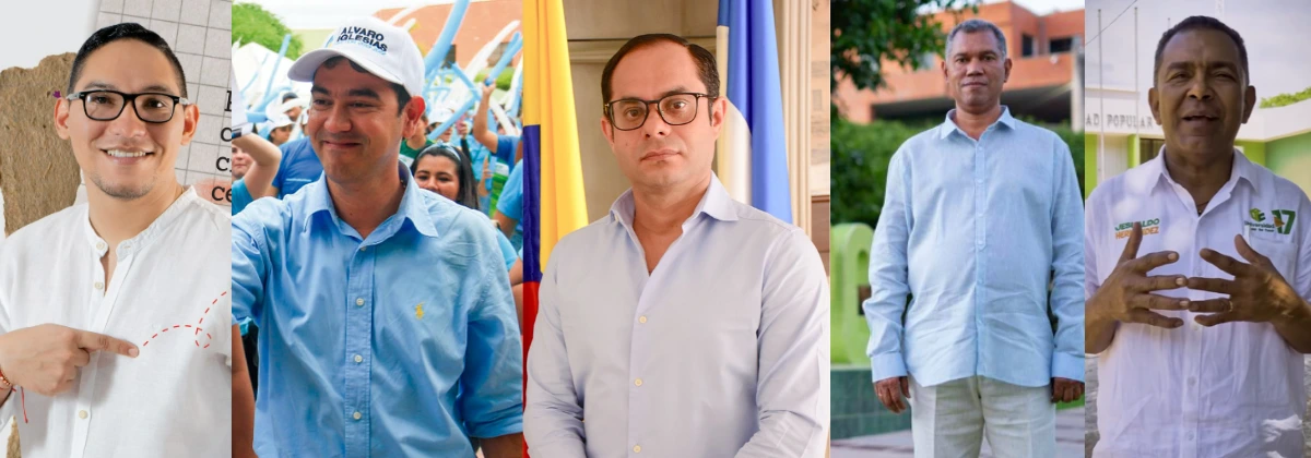 web-Los cinco ganadores de la consulta en la Universidad Popular del Cesar.