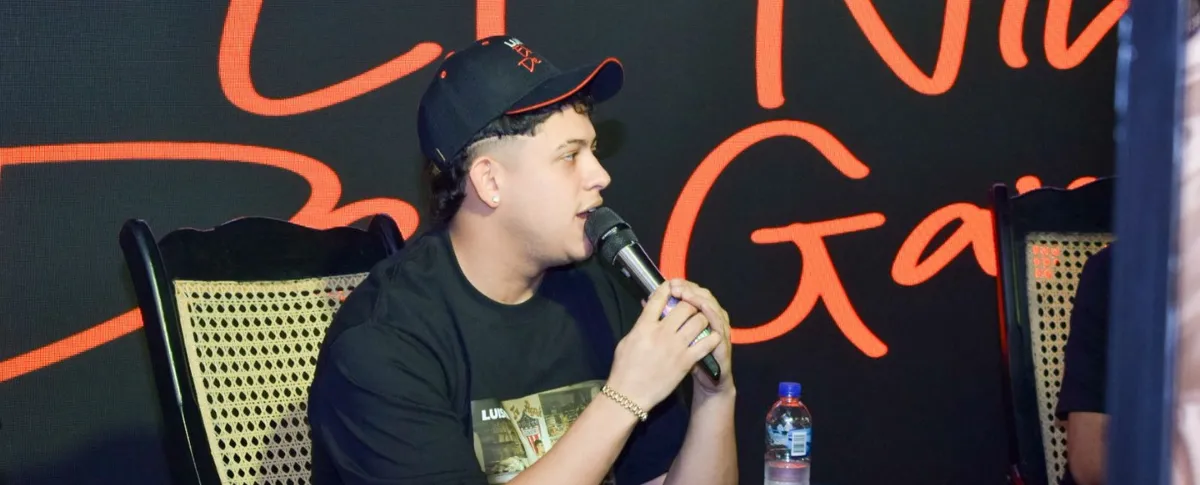 El artista vallenato LuisRa Solano presentó su más reciente proyecto ‘El Niño de Garupal’. Foto: Said Armenta.