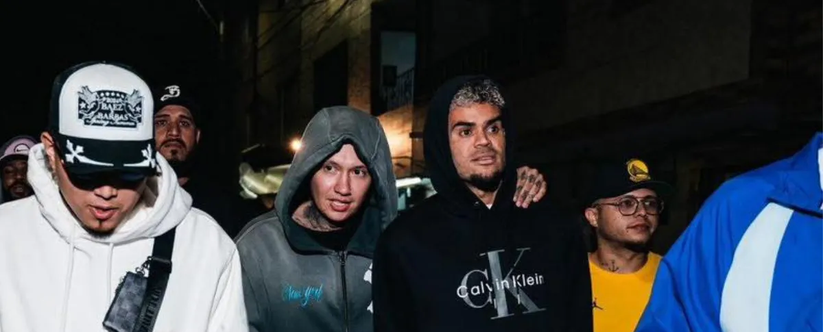 Luis Díaz y Blessd se juntaron en Alemania.