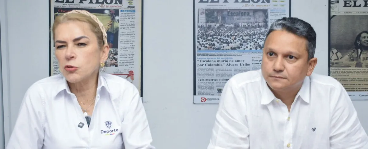 La ministra del Deporte, Patricia Duque; y el director de los Parasuramericanos, Elmer Jiménez, dialogaron con EL PILÓN. Foto: Said Armenta.