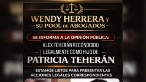 La noticia fue compartida a través de redes sociales por la abogada Wendy Herrera.