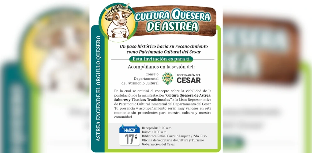 cultura quesera como patrimonio inmaterial del departamento del Cesar - Foto suministrada