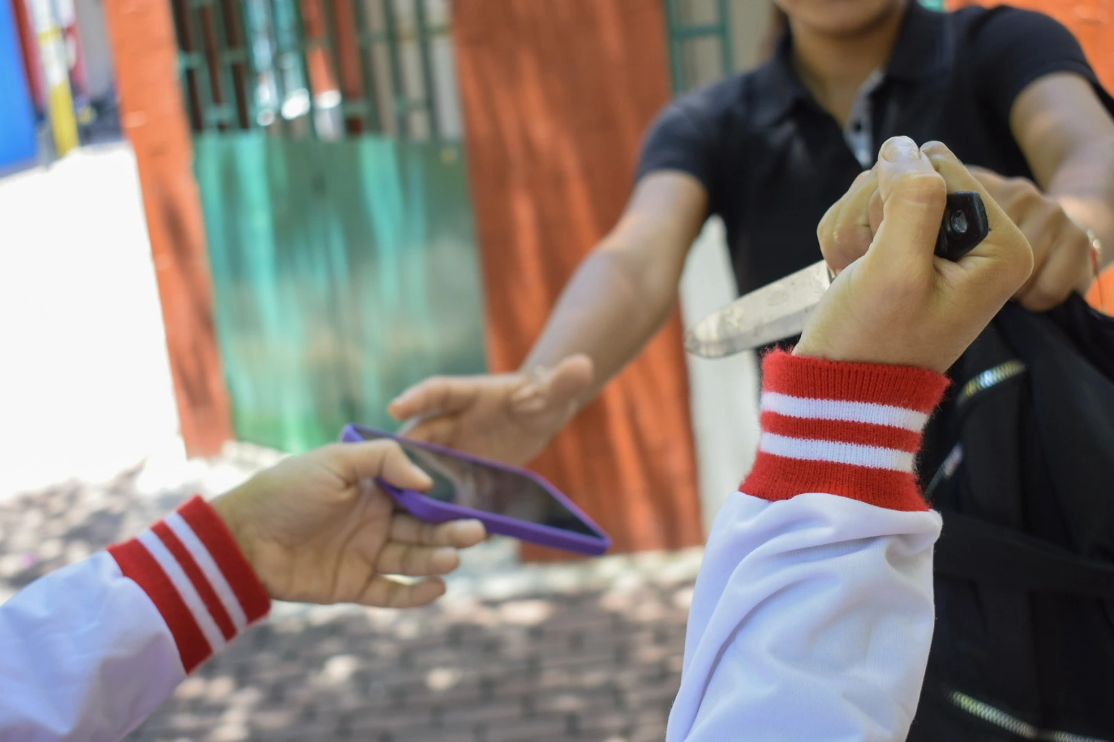 Hurto en Valledupar. Foto: Said Armenta.