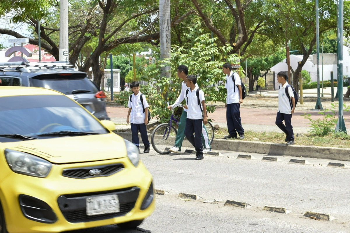 Al menos tres accidentes con estudiantes lesionados se han presentado en los primeros dos meses del año lectivo en la I.E. Técnico La Esperanza. Foto: Said Armenta.