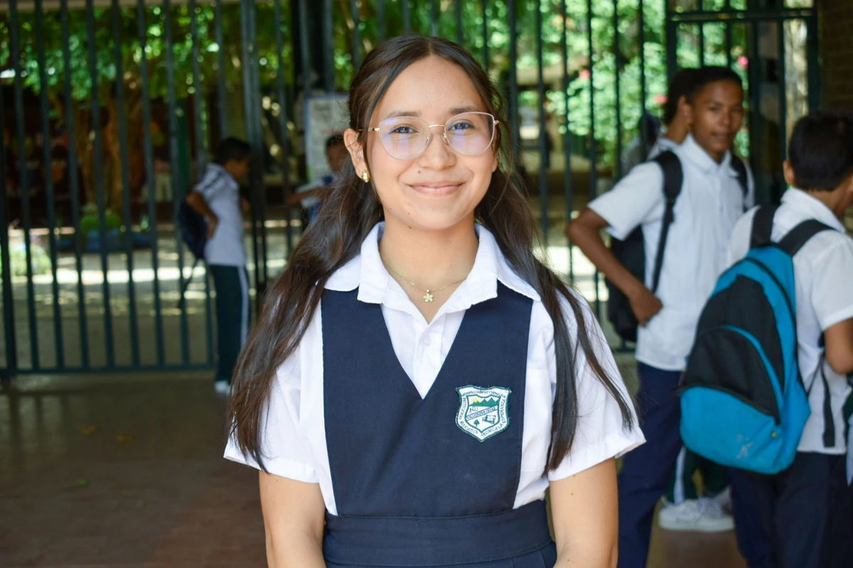 Mayra Álvarez, estudiante de grado 11 de la jornada de la mañana. Foto: Said Armenta.