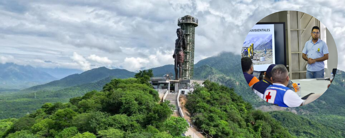 Integrantes del Consejo Municipal de Gestión del Riesgo de Valledupar analizan la emergencia del relleno sanitario Los Corazones y definen el cierre temporal del cerro Santo Ecce Homo como medida preventiva. Foto: Alcaldía de Valledupar.