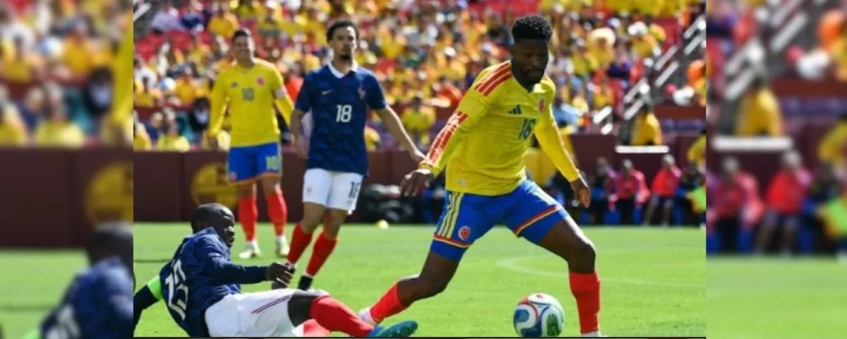 Los ‘cafeteros’ lo siguieron intentando pese a la desventaja, aunque siempre se toparon con la intensa presión de los europeos, que encontraron el 2-0 al 41’ gracias a un tanto de Marcus Thuram.