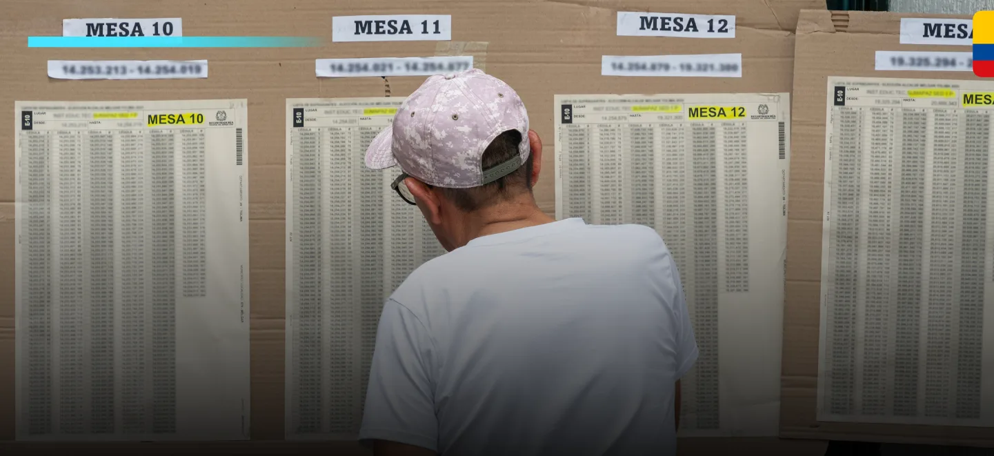 Foto: cortesía de la Registraduría Nacional.