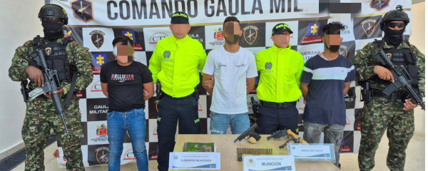 Los tres hombres quedaron a disposición de la autoridad competente, que definirá su situación jurídica en las próximas horas.