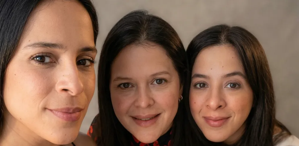 Wendy, Kelly y Loraine Orozco, hijas de Rafael Orozco