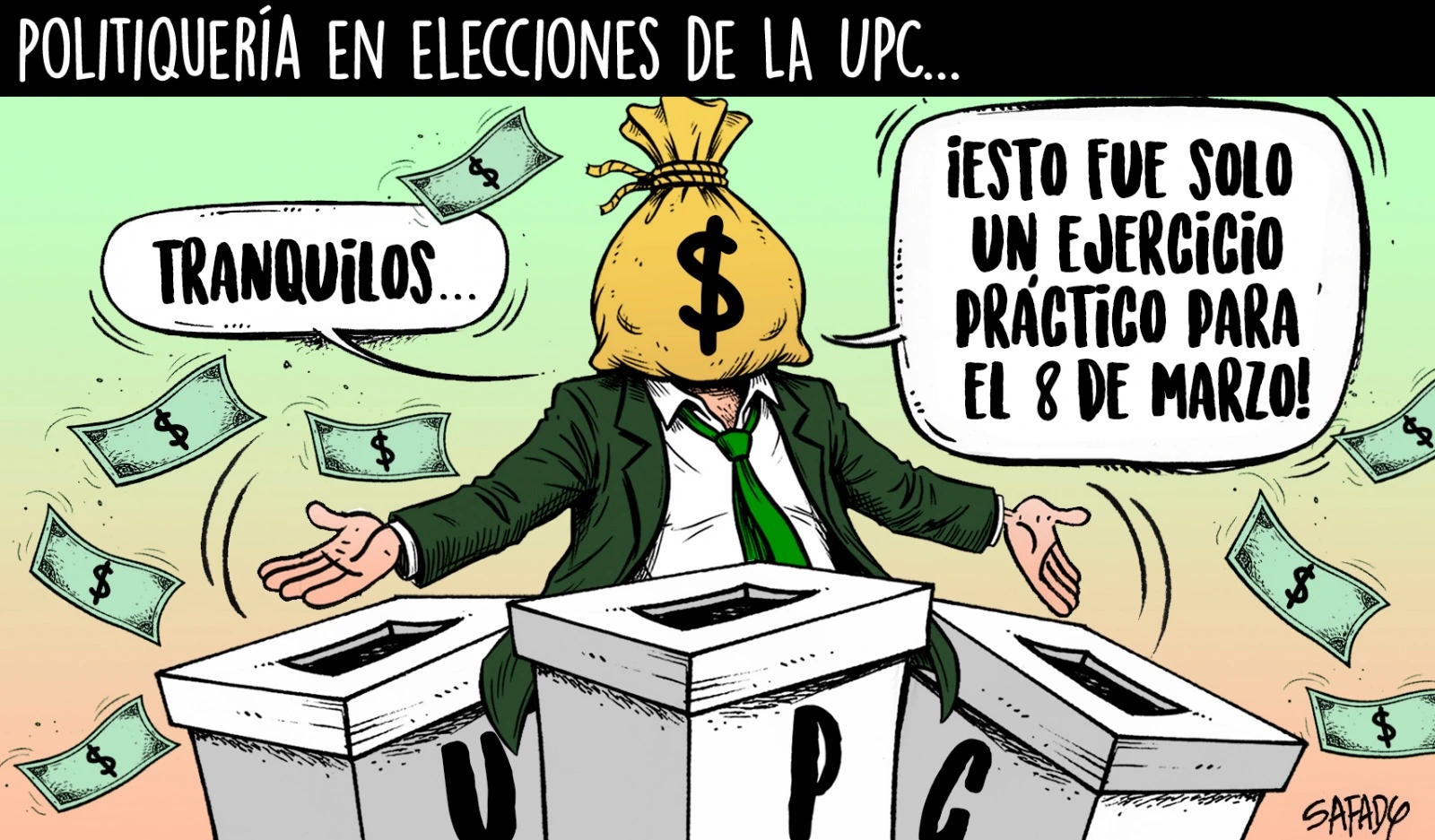 Politiquería en elecciones de la UPC