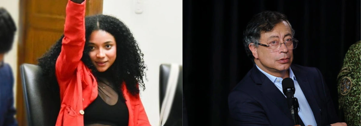 web-Juliana Guerrero y el presidente Petro.