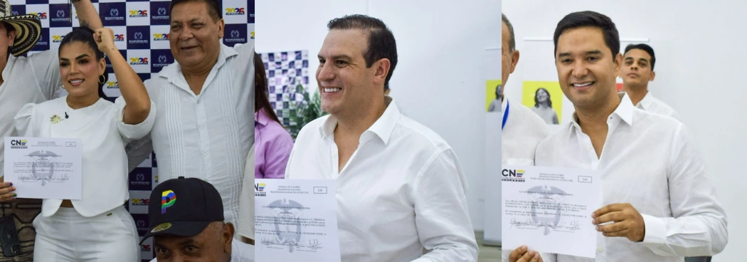 web-Los congresistas recibieron su credencial como representantes a la Cámara.