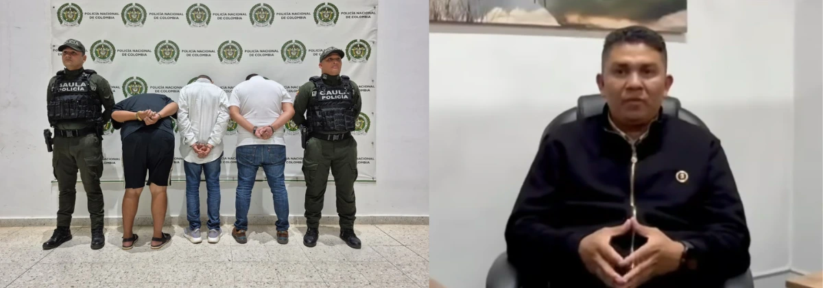 web-Momentos de la captura del abogado Juan David López.