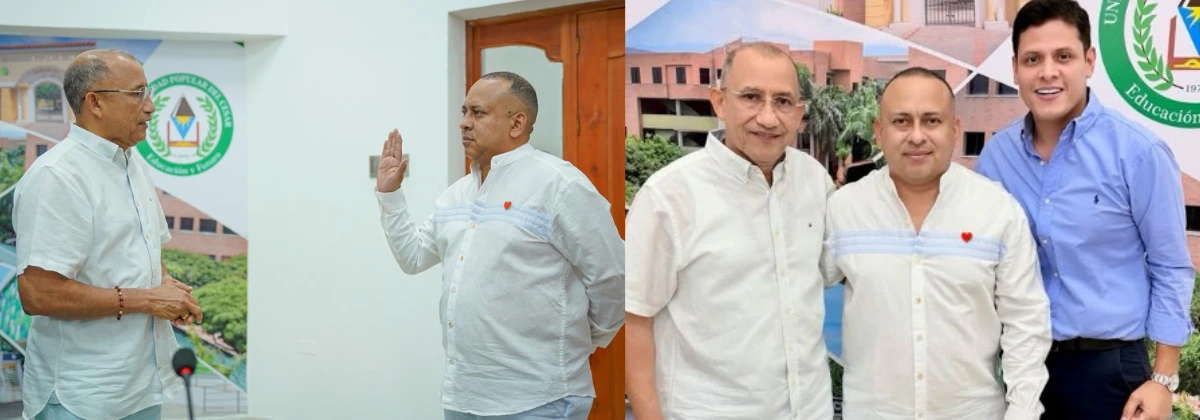 web-Posesión del nuevo vicerrector administrativo de la UPC.