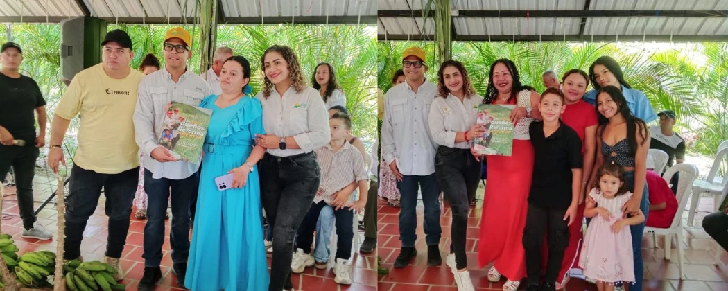 web. Entrega de tierras en Aguachica.