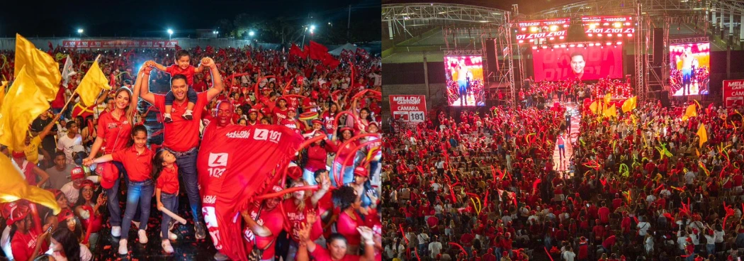 web.Mello Castro realizó cierre de campaña en Valledupar.
