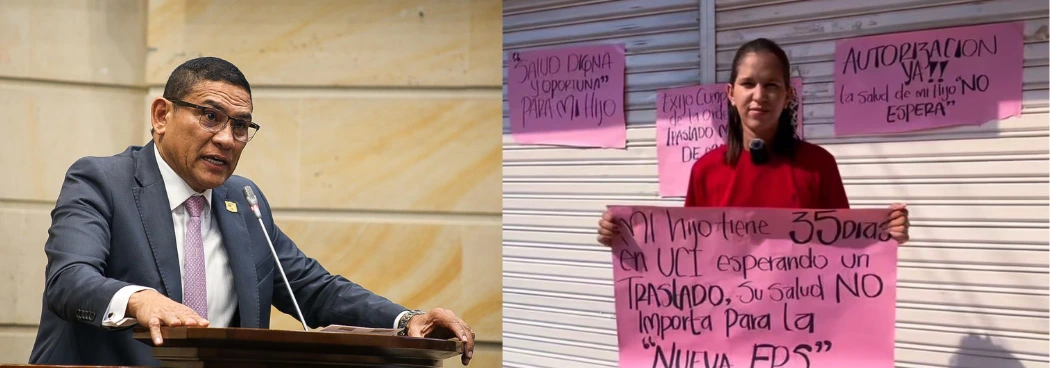 web.Senador Didier Lobo denunció que bebé de 35 días espera decisión del sistema de salud para poder vivir