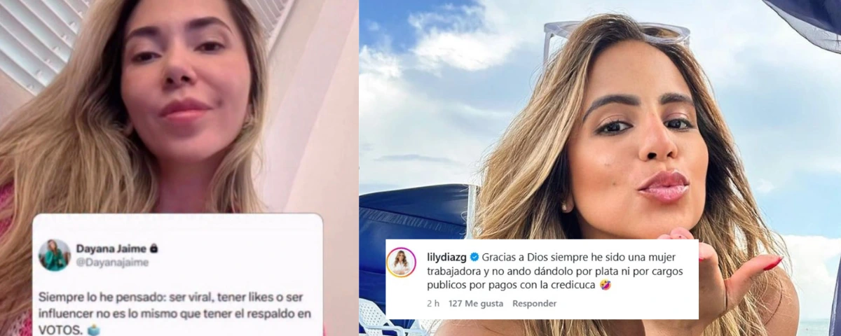 Dayana Jaimes y Lily Díaz.