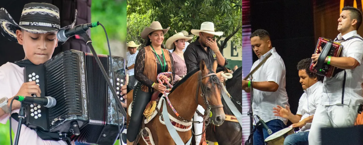 Concursos de acordeón, cabalgata y espectáculo musical FOTO: Said Armenta