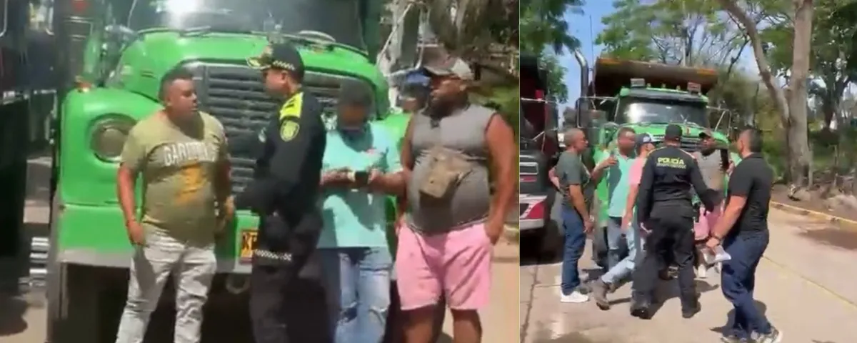 pantallazo tomado de un video suministrado por la comunidad.